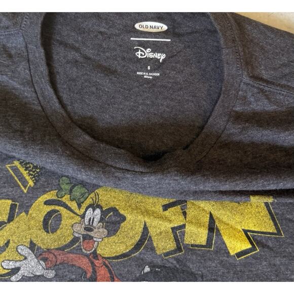 Old Navy Disney Goofy Movie Tee Shirt Small Gray Just Goofn' Skateboard Graphic - Picture 5 of 5